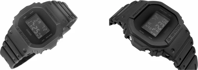 Orë dore për meshkuj Casio G-Shock, e zezë