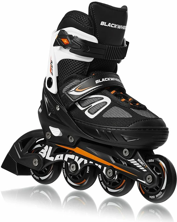 Patina inline Blackwheels Sonic e rregullueshme 36-39, portokalli-zi