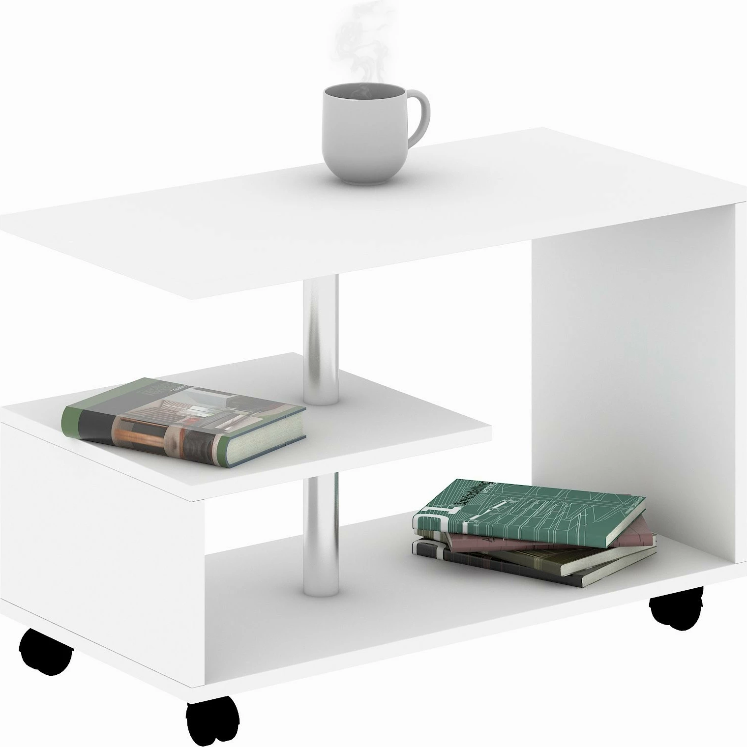 Tavolinë kafeje Hanah Home, Karanfil, e bardhë