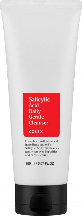 Shkumë pastruese për fytyrë COSRX Salicylic Acid Daily Gentle Cleanser për femra, 150ml
