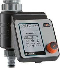 Kontrollues ujitjeje Gardena Water Control Master 1892-20, programues për sprinkler, 12 bar, zi/gri