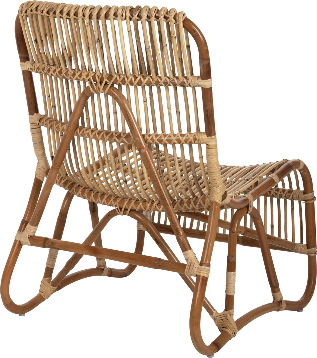 Karrige e jashtme BRONNY FH9644.01 rattan ngjyrë natyrale 60x82x92Hcm.