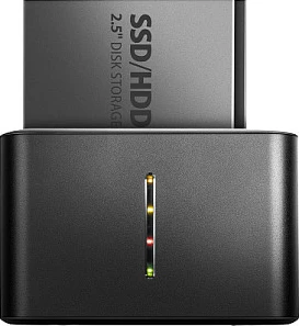 Dock station Axagon ADSA-D25, klonim dual 2.5" SATA SSD/HDD, USB 3.2 Gen 1, zezë/hirtë