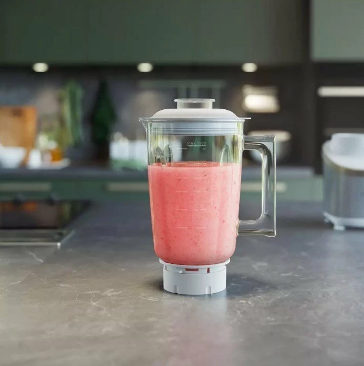 Blender Philips HR3760/01, 1500W, 2L gotë qelqi, 12 shpejtësi, ProBlend Ultra, bardhë