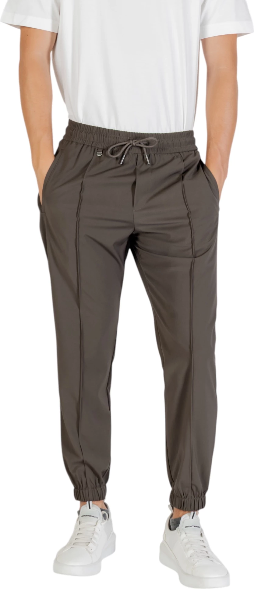 Pantallona për meshkuj Antony Morato NATE Regular Fit MMTR00755-FA600263, jeshile e errët [Madhësia: W40]