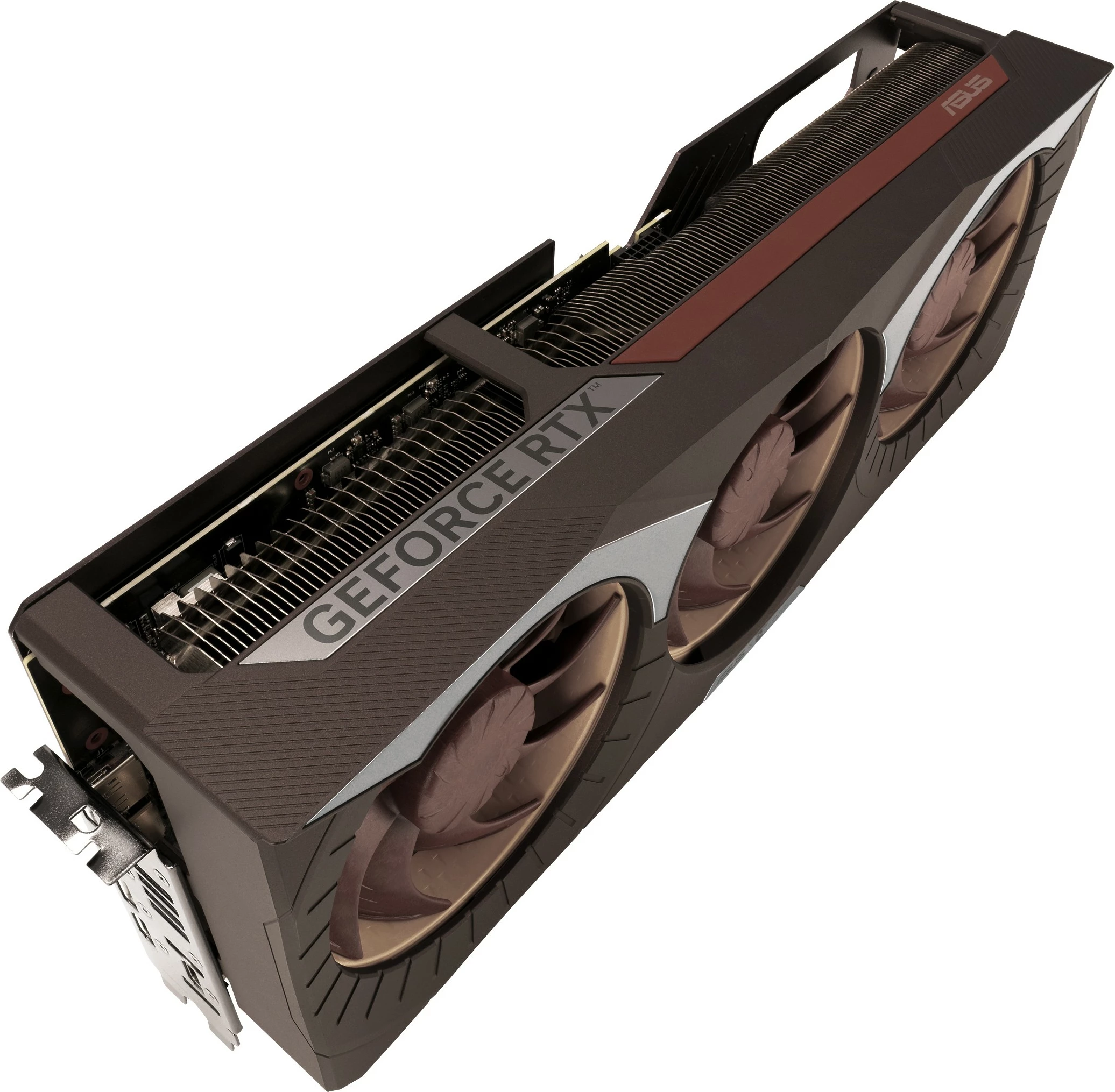 Kartelë grafike ASUS RTX 5080 Noctua OC Edition 16GB GDDR7, 3 ventilatorë, kafe