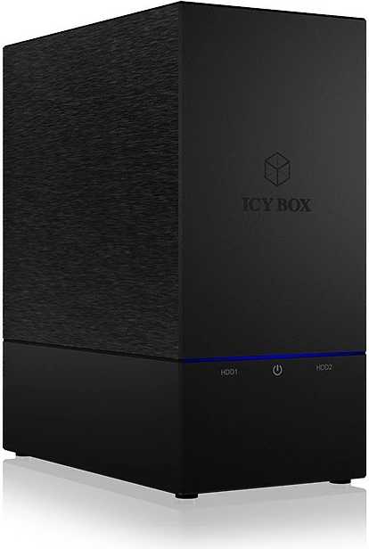Kasë eksternale ICY BOX IB-RD3621U3, 2x3.5", USB 3.0, RAID, e zezë