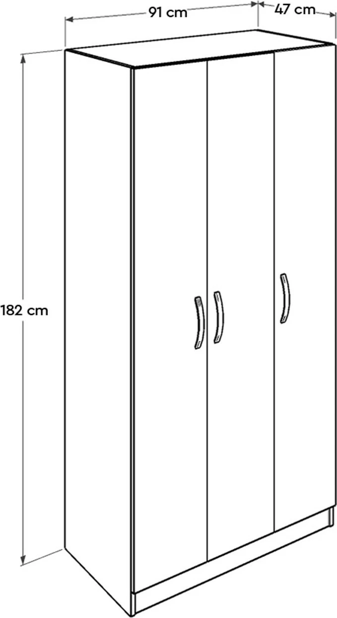 Dollap Hanah Home, i bardhë, Tpgr-30-Bb-1