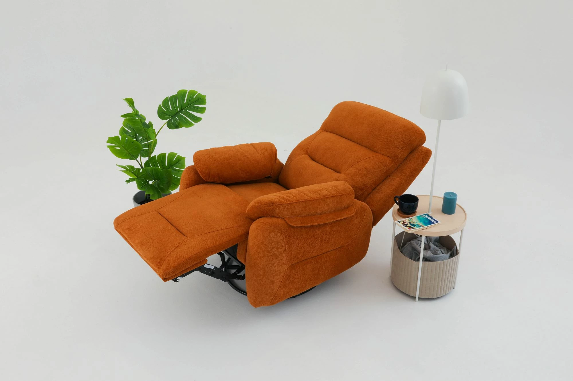 Karrige relaksuese elektrike, ngjyrë e kuqe qeramike, Comfort