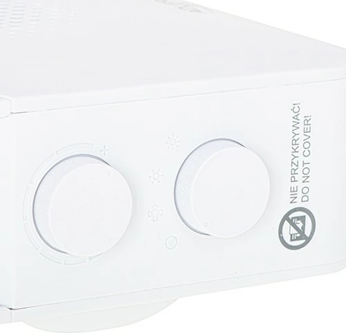 Ngrohës me ventilator, Adler AD 7725w, 2000 W, 2 nivele, termostat, i bardhë