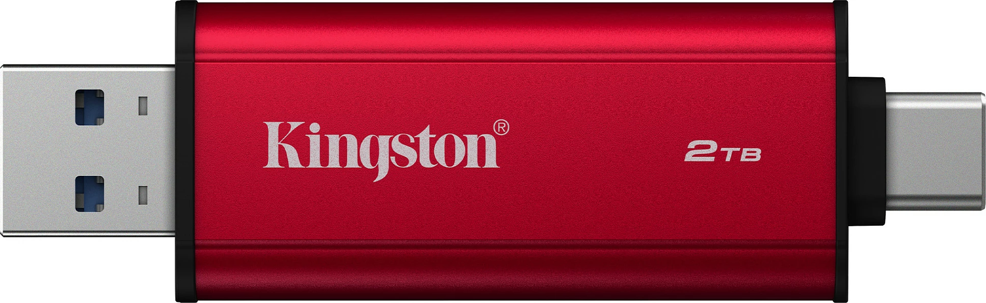 SSD portable Kingston Dual Portable SSD 2TB, USB-A/USB-C, USB 3.2 Gen 2, 1050MB/s, zi/kuq
