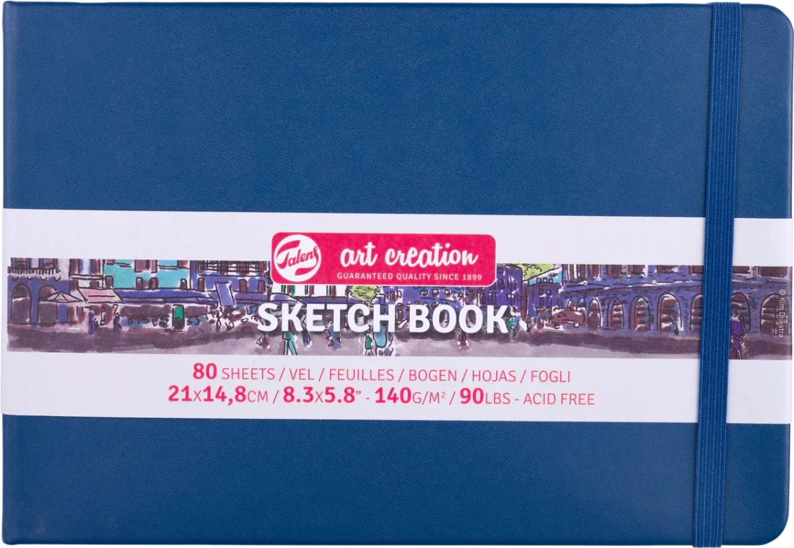 Talens Art Creation Sketch Book – Blue (21 × 14.8 cm)