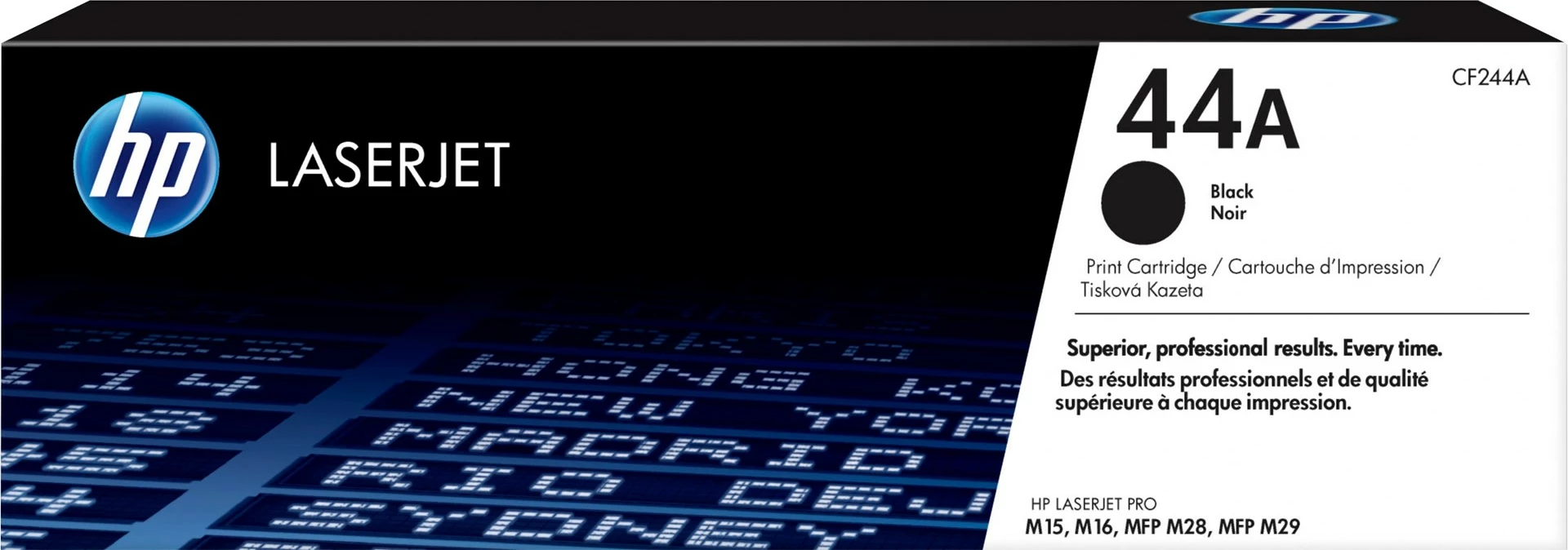 Fisheku i tonerit  HP 44A,  Original LaserJet, i zi 