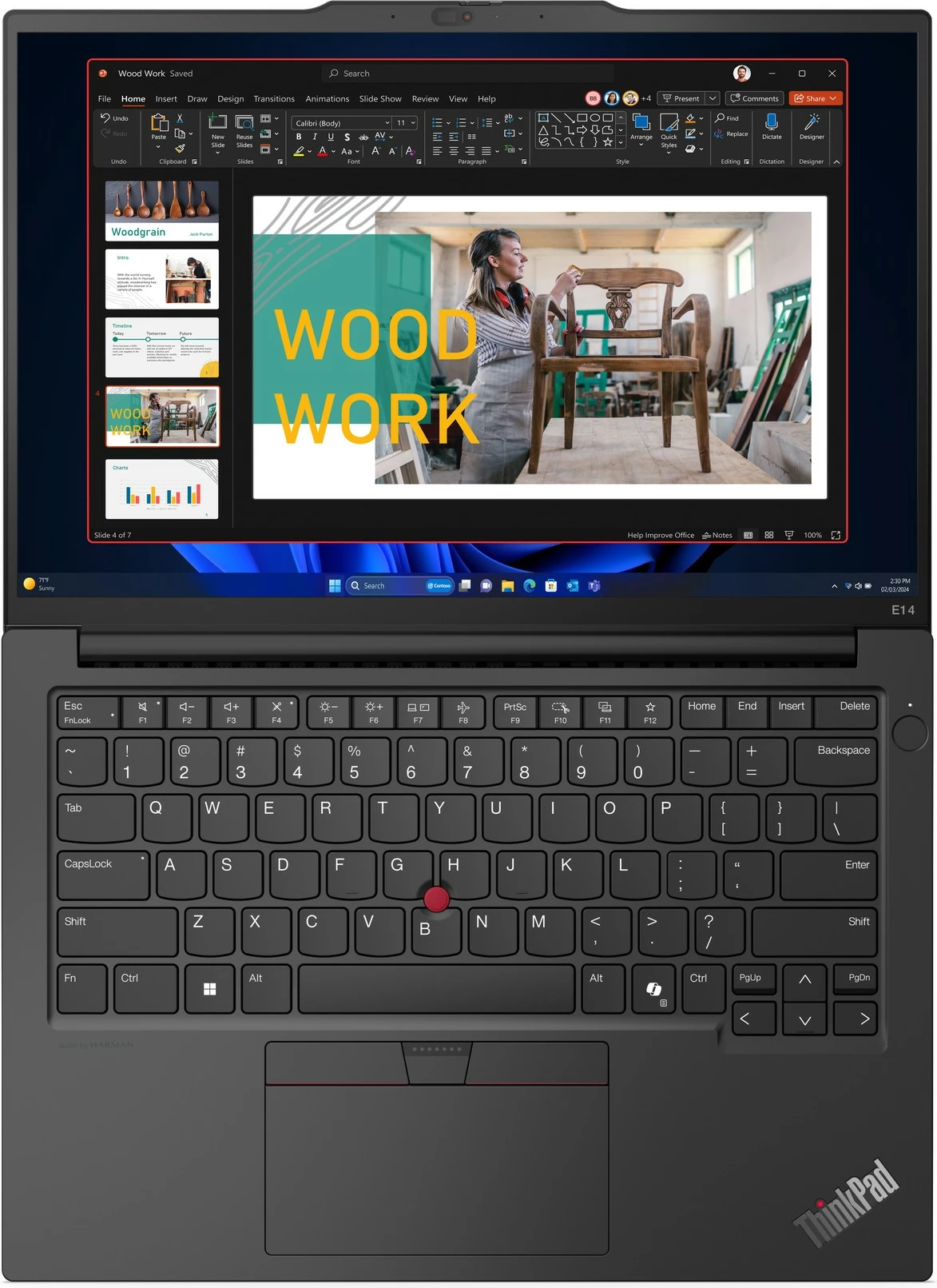 Laptop Lenovo ThinkPad E14 Gen 6, AMD Ryzen 5, 16 GB RAM, 512 GB SSD, 14 inch, Ngjyrë e zezë