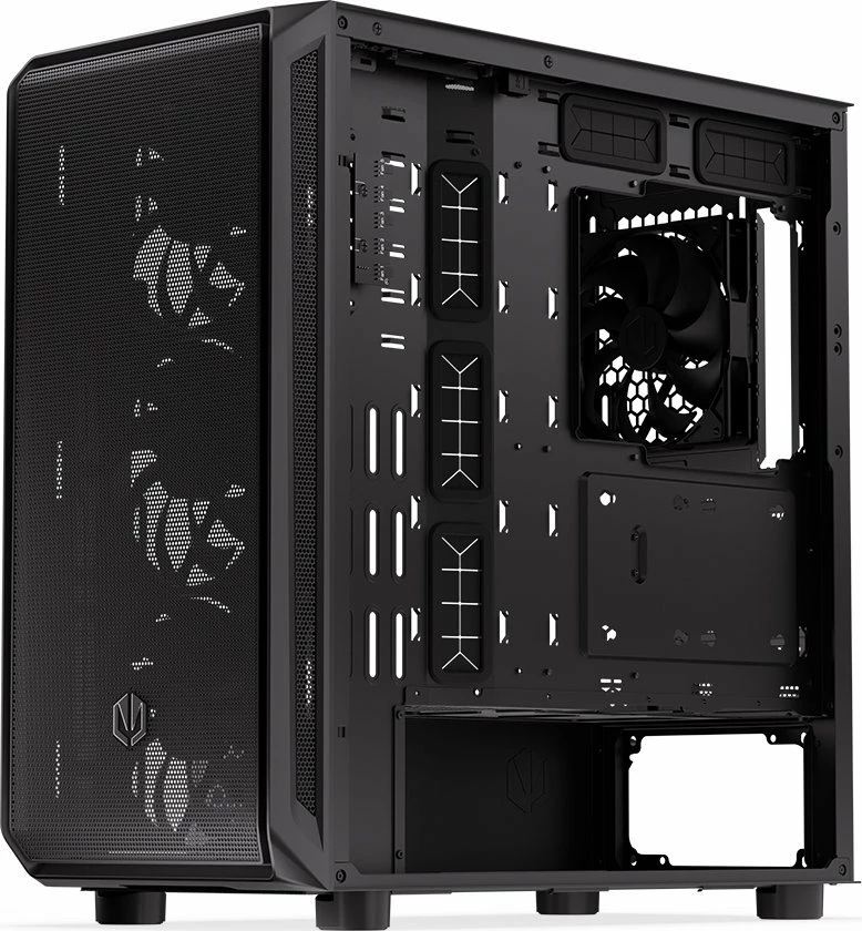 Kasë Endorfy Arx 700 Air EY2A012, Midi Tower ATX, xham i temperum, USB-C, e zezë