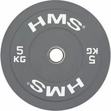 Diskë olimpike bumper HMS CBR05 (17-61-020) 5 kg, 50.6 mm, Gri