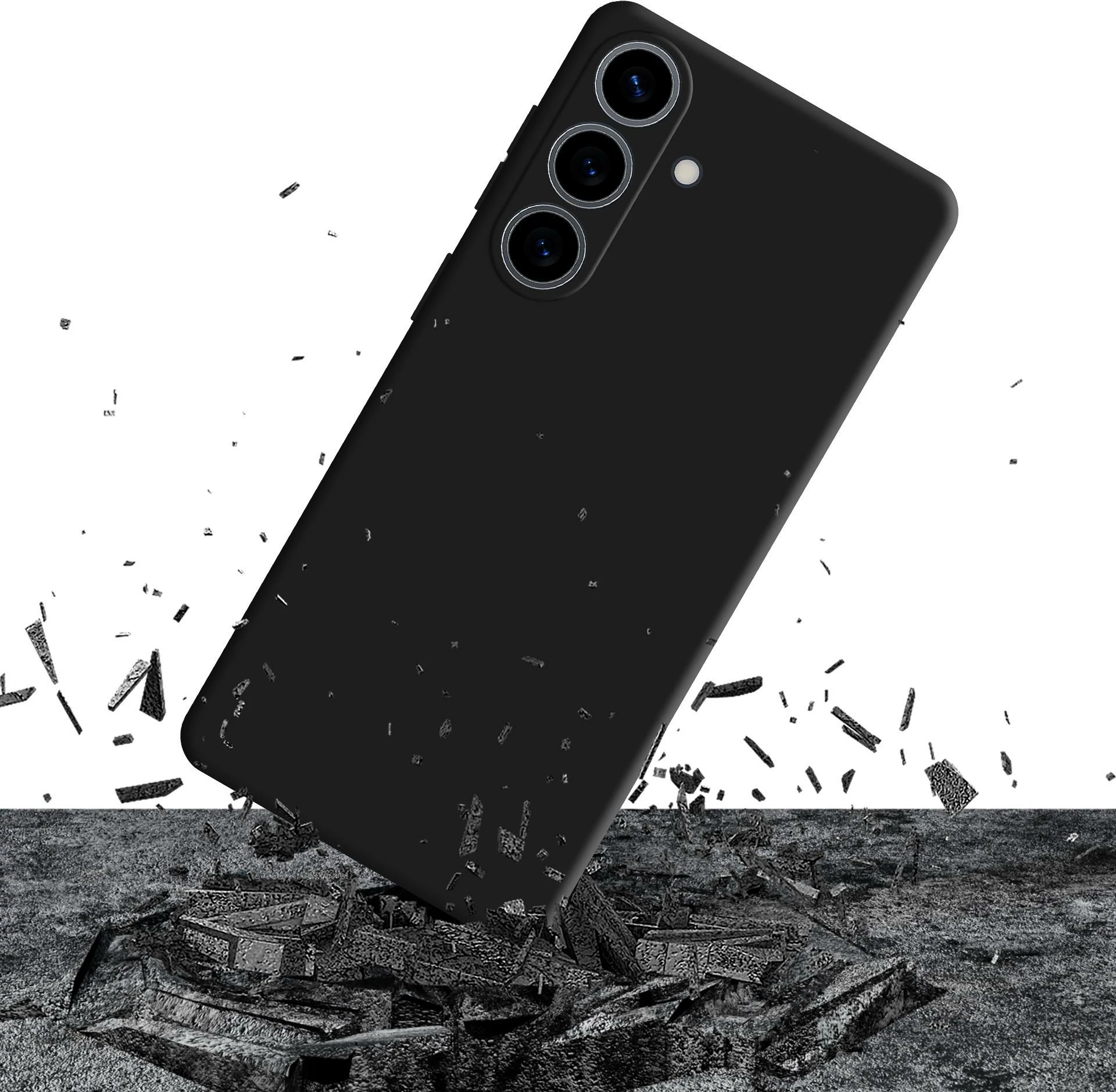 Mbështjellës 3mk Matt Case për Samsung Galaxy S26+, TPU, i zi mat, me kuti