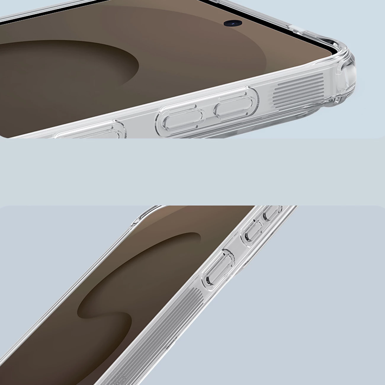 Mbështjellës Nillkin Nature TPU Pro për Samsung Galaxy S26+ me MagSafe, TPU/PC, gjysmë transparent, i bardhë