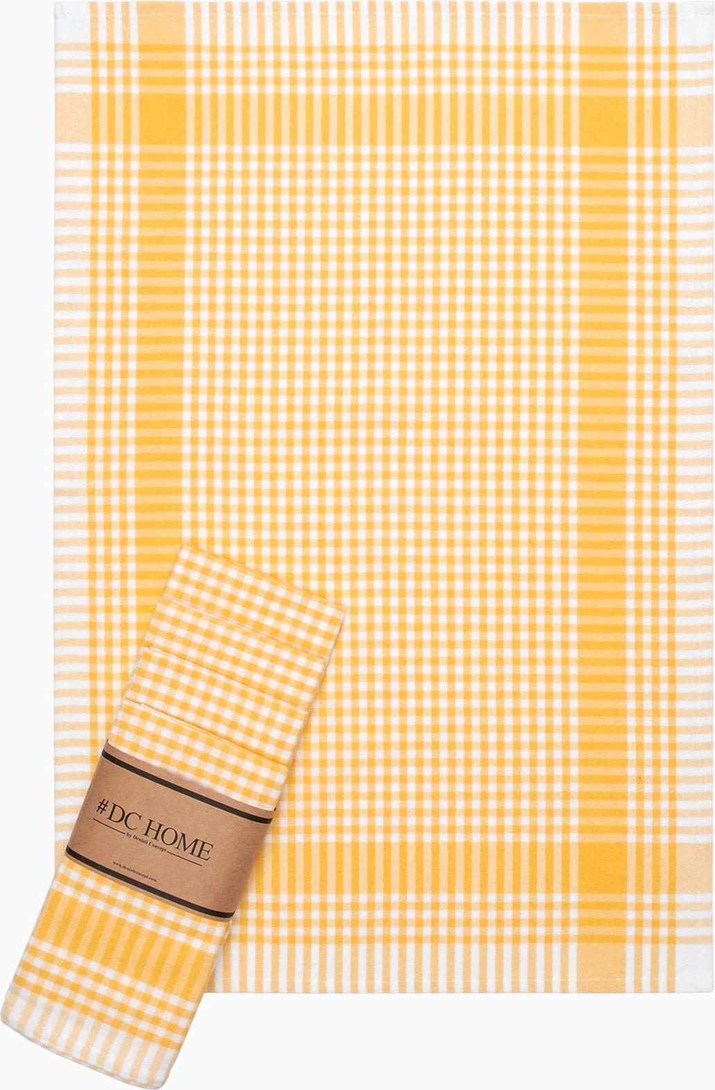 Set peshqirësh për duar (5 copë), Hermia, Poti - e verdhë