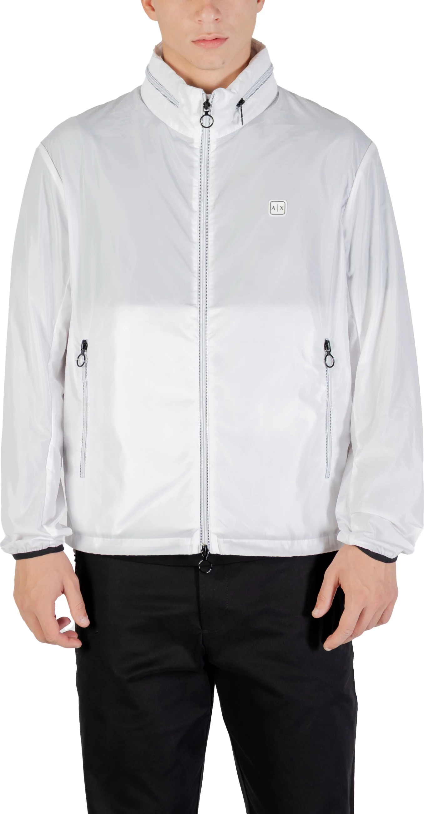 Jakne për meshkuj Armani Exchange 8NZB07 ZNWFZ, e bardhë [Madhësia: XXL]
