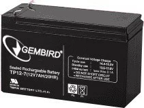 Bateri Gembird BAT-12V7.5AH, 12V, 7.5Ah, e zezë