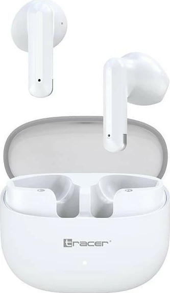 Kufje Tracer T12, True Wireless, Bluetooth 5.4, bardhë