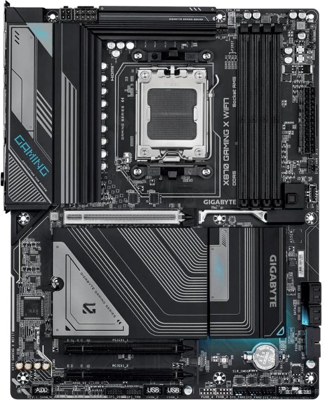 Motherboard GIGABYTE MB Sc AM5 X870 GAMING X WIFI7, AMD X870, 4xDDR5, 1xHDMI, 2xThunderbolt, WiFi