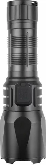 Dritë dore me powerbank Sandberg Survivor Torch 420-89, 5000 mAh, 1200 lm, IPX45, USB-A/USB-C, set me kabllo + rrip dore, e zezë