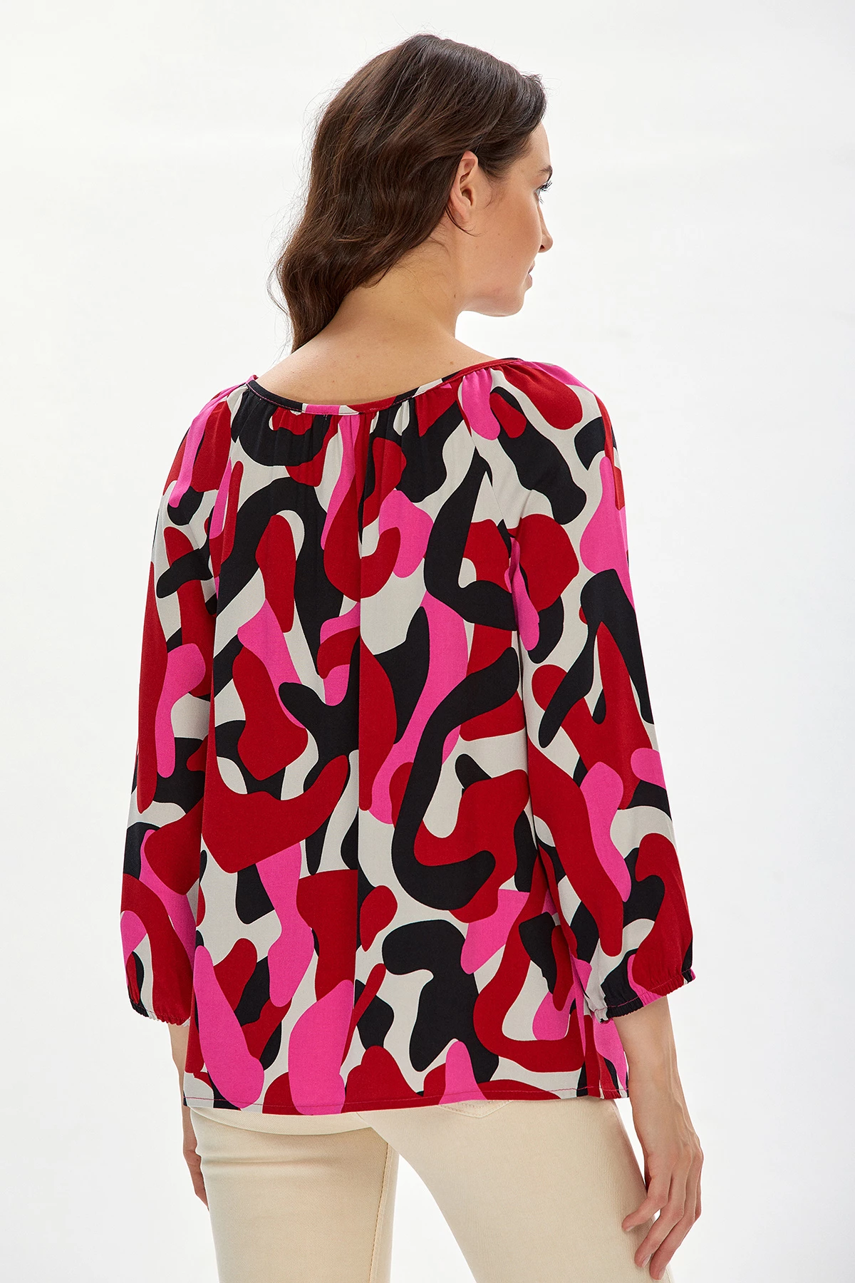 Bluzë për femra Ikiler, shumëngjyrëshe