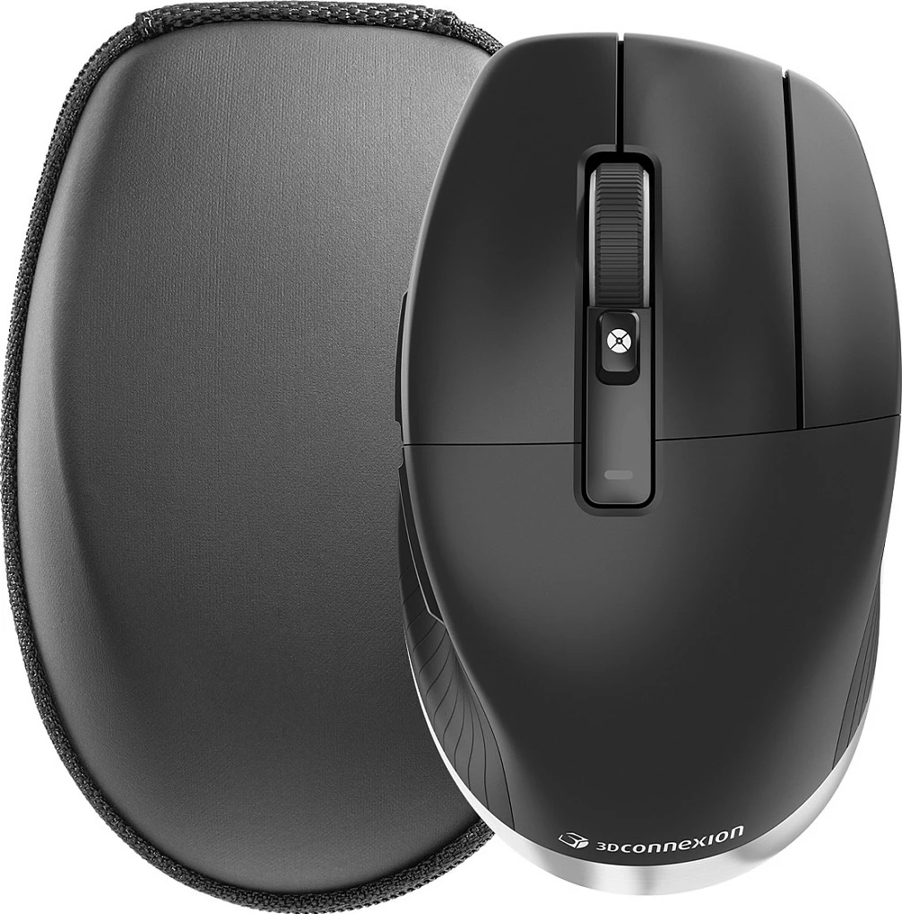 Maus 3Dconnexion CadMouse Pro Wireless, RF Wireless, 7200 DPI, e zezë
