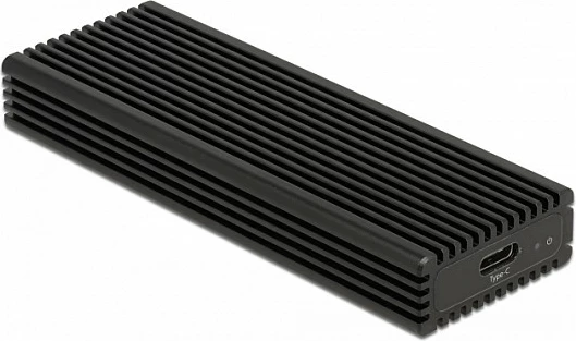 Kasë e jashtme për SSD M.2 DeLOCK USB-C 3.2 Gen 2, NVMe/SATA, 10 Gbit/s, e zezë