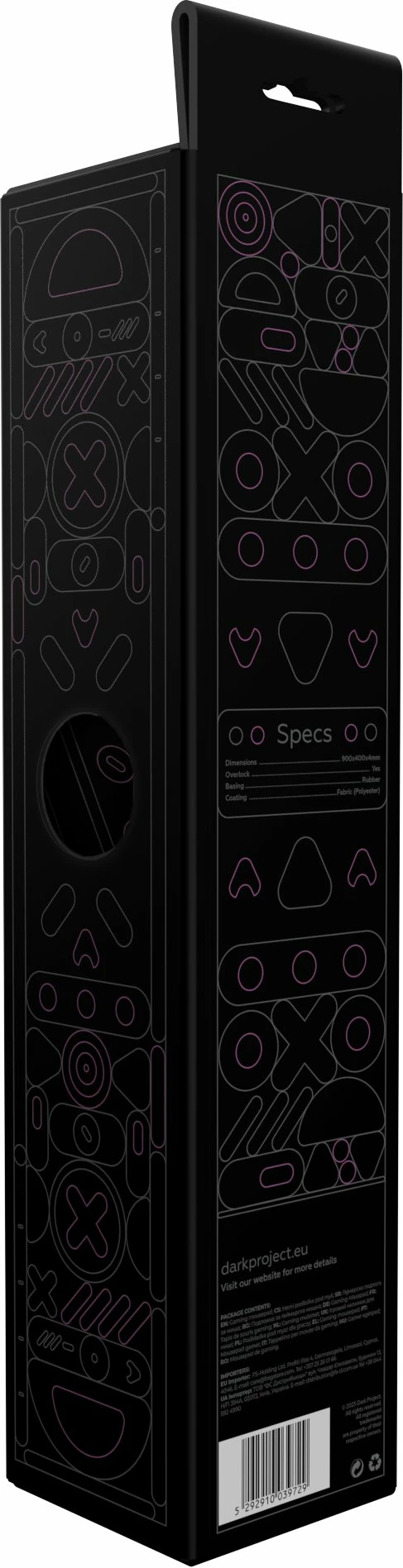 Mauspad gaming Dark Project Onionite Dark Pattern DPMP_ONIPAT_DARK_XL XL 900x400mm, i zi