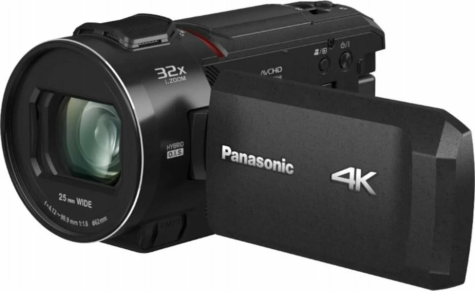 Kamerë video 4K Panasonic HC-VX3E-K, 24x zoom optik, 25mm wide, LCD 3.0" touch, 5-akshe OIS, microSD, USB-C/HDMI, e zezë