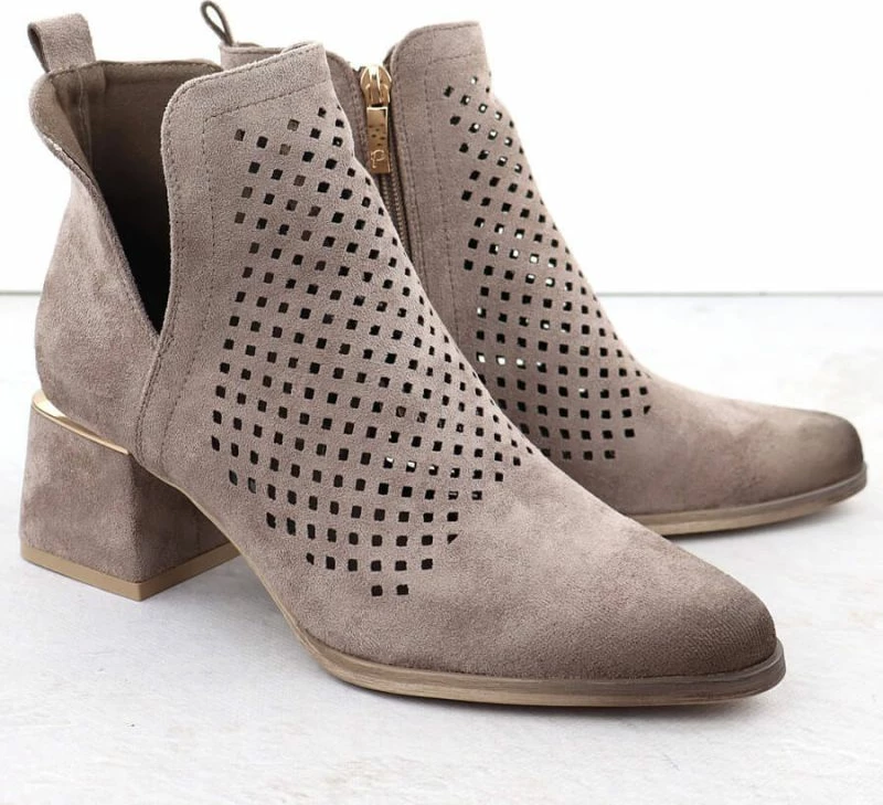 Çizme femra Potocki SZ12356, gri