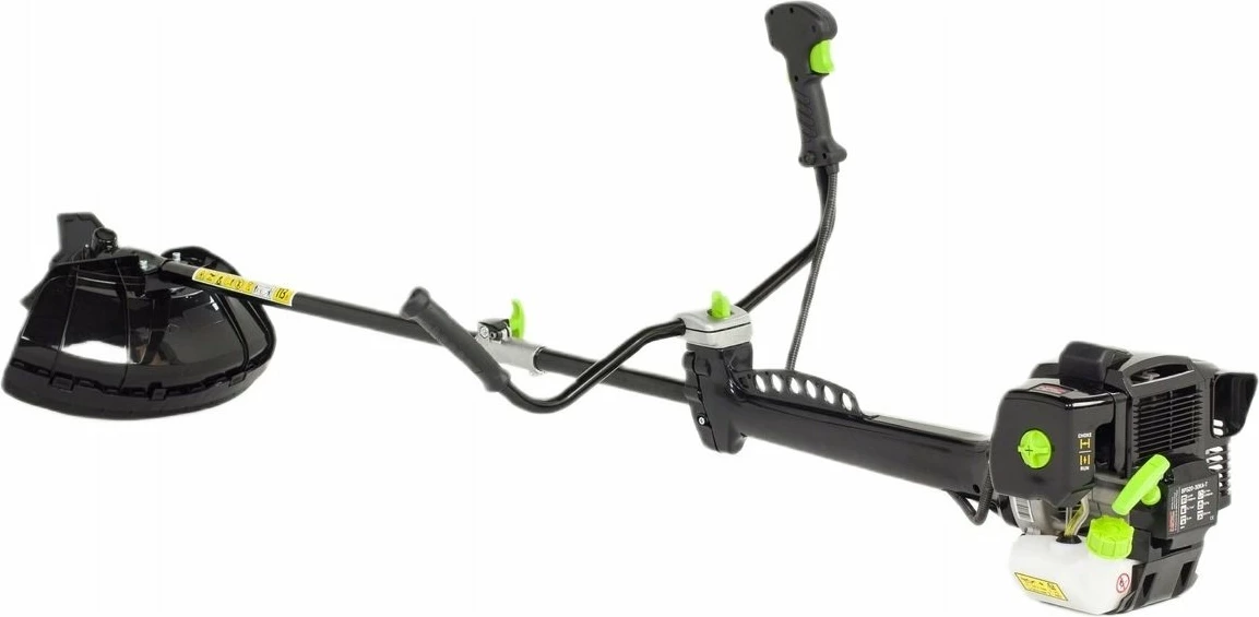 Kositëse bari me benzinë NAC BP520-30KA-T 52 cm³ 3HP bosht i ndarë sistem anti-vibrim, zezë/jeshile, set me thikë 3-dhëmbëshe + kokë me pe + rrip