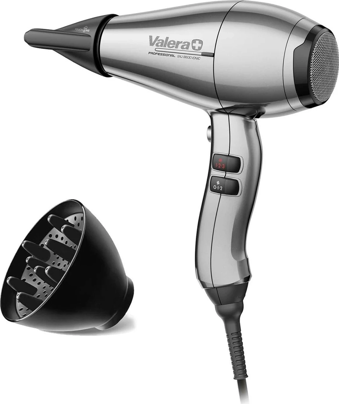 Tharëse flokësh Valera Swiss Silent Jet 8600 Ionic, 2400W, argjendtë