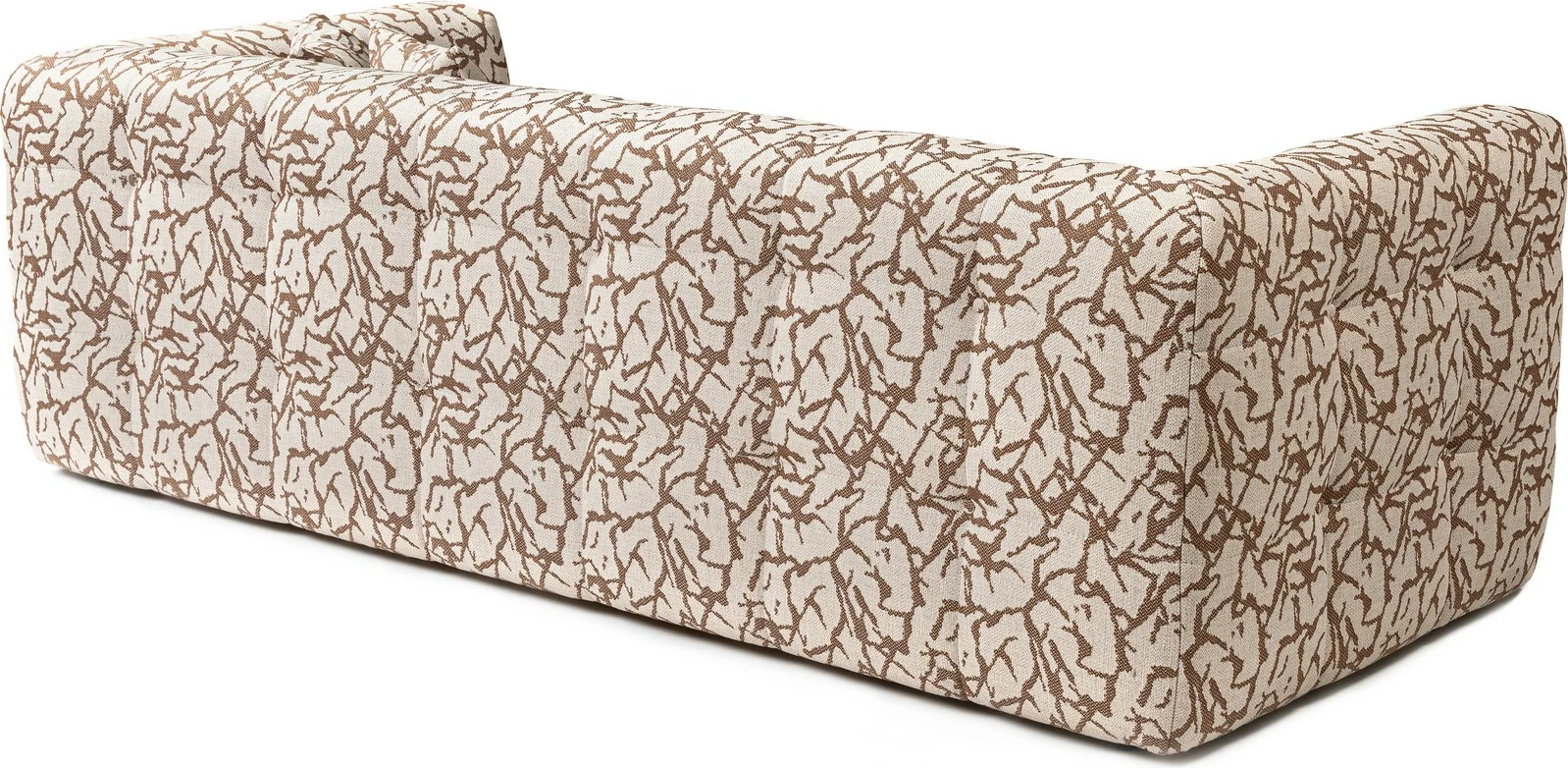 Divan treshe Atelier del Sofa, Cady, ngjyrë tan