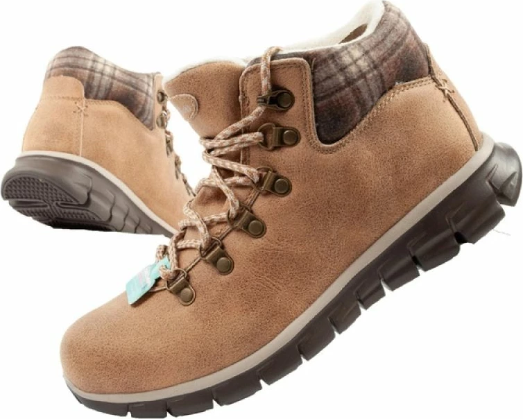 Çizme dimri Skechers për femra, kafe