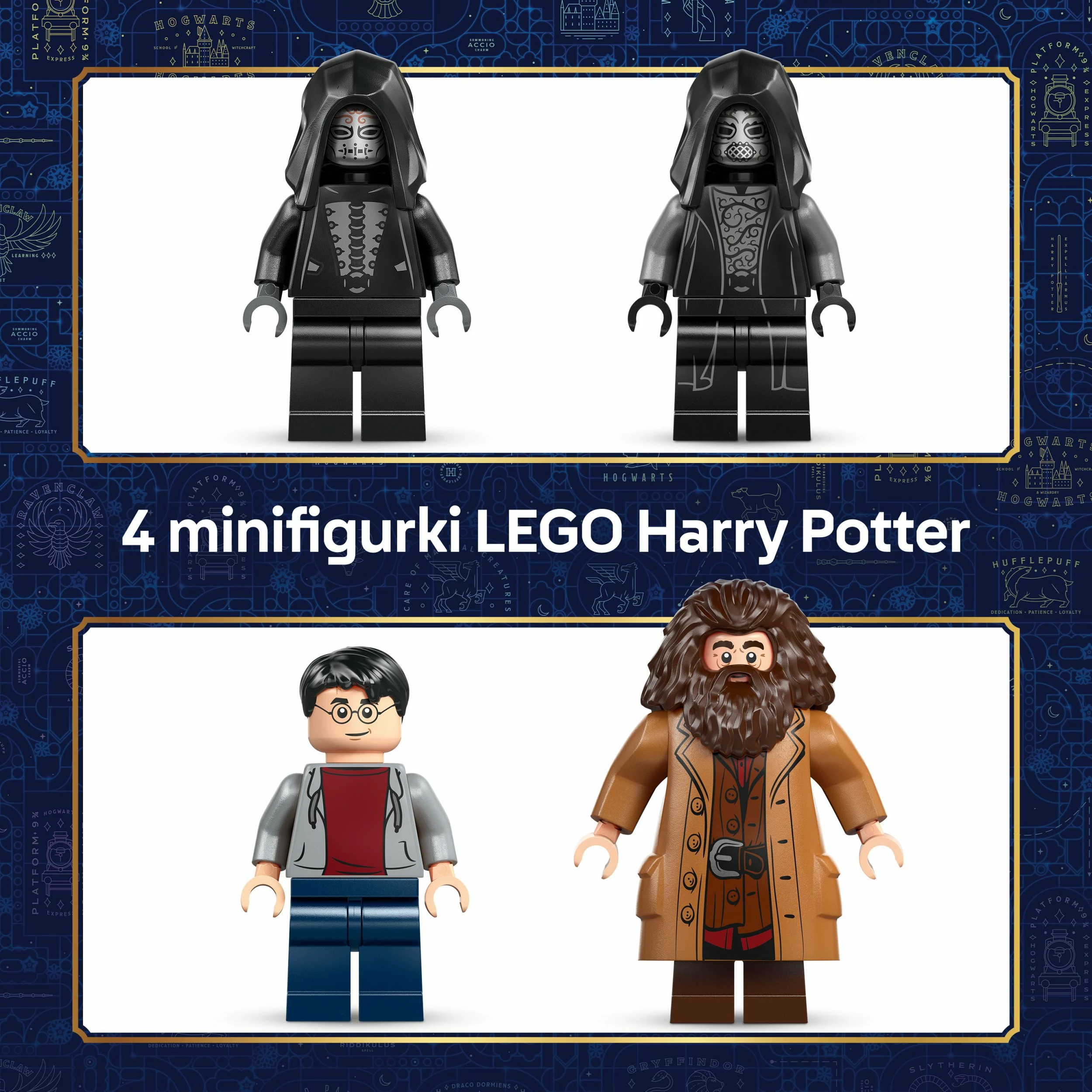 Set ndërtimi LEGO Harry Potter Hagrid and Harry's Escape from Privet Drive 76459, 124 pjesë