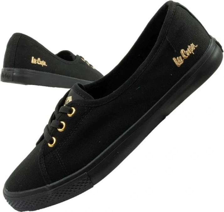 Atlete femra Lee Cooper slip-on ballet flats, të zeza