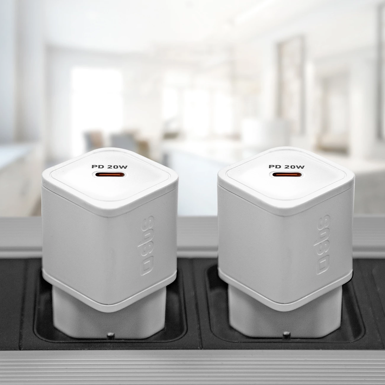 Karikues muri SBS TETRGAN1C20W, 20W, GaN, USB-C, i bardhë