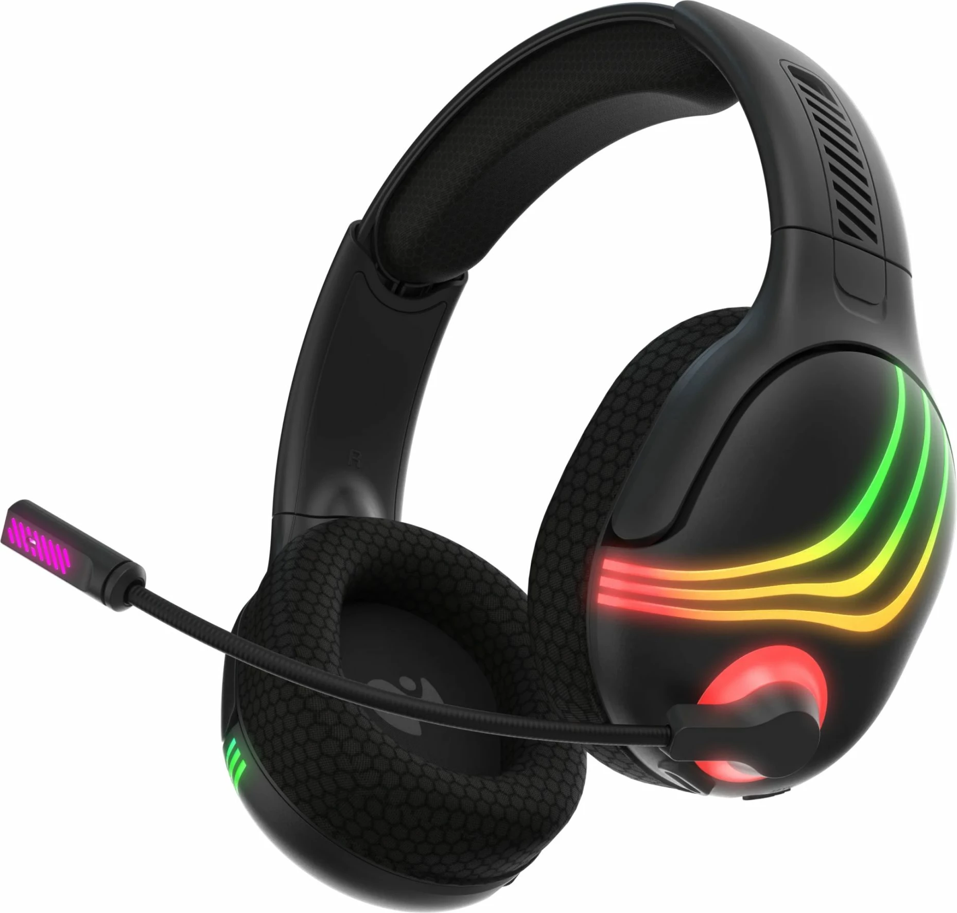 Kufje wireless PDP Afterglow Wave për Xbox, RGB, me mikrofon, të zeza