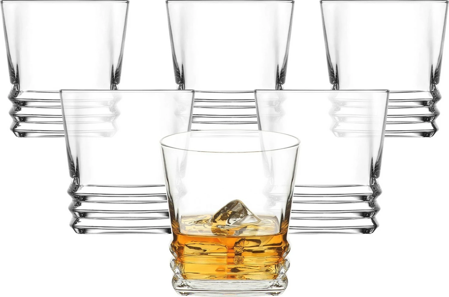 Set gotash prej qelqi (6 copë), Hermia, LV-ELG360F