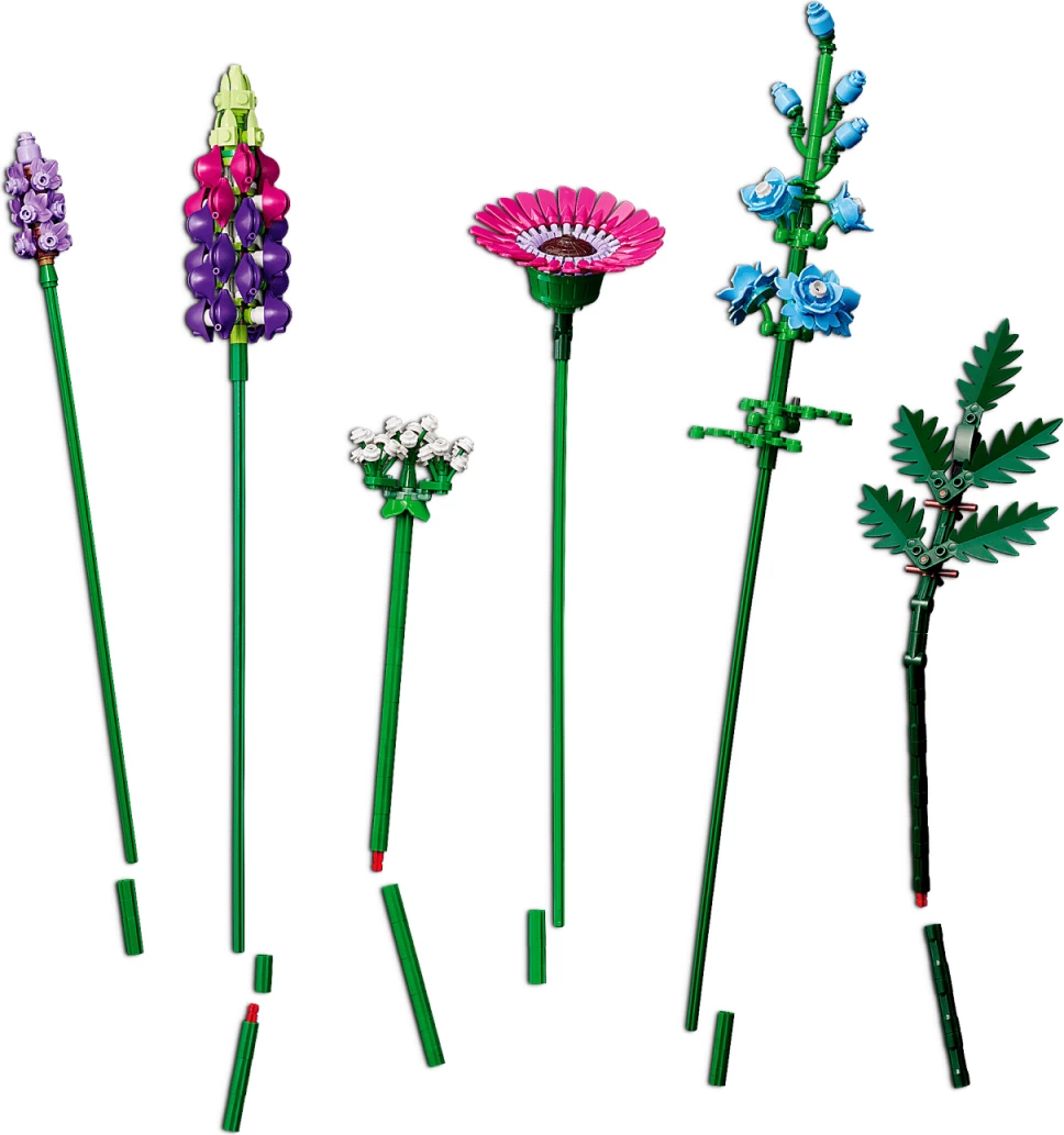 Set ndërtimi LEGO Botanicals Wildflower Bouquet 10313, 939 copë, 18+