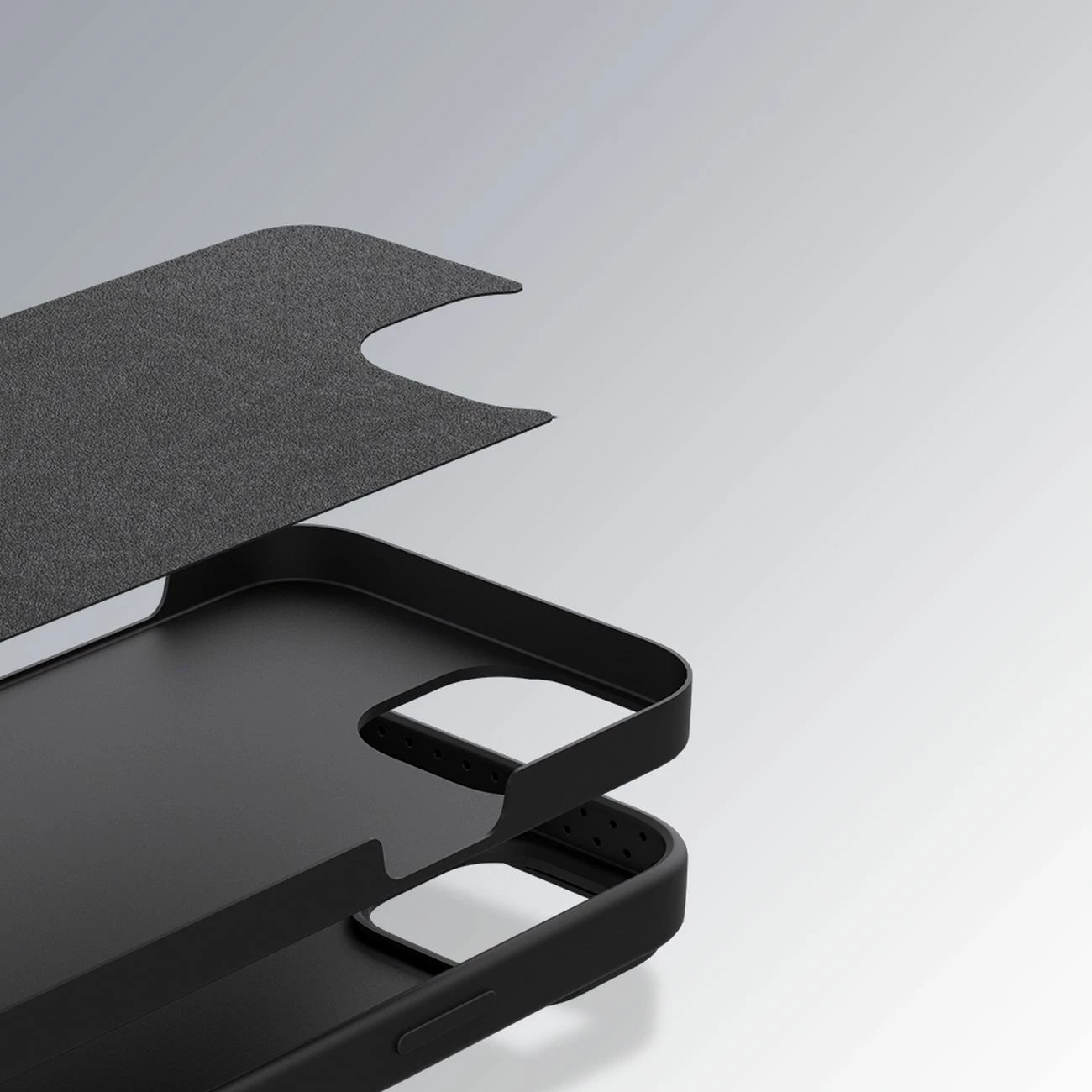 Mbështjellës Nillkin CamShield Silky Silicone për iPhone 14 Pro, me mbulesë kamere, Gjelbër