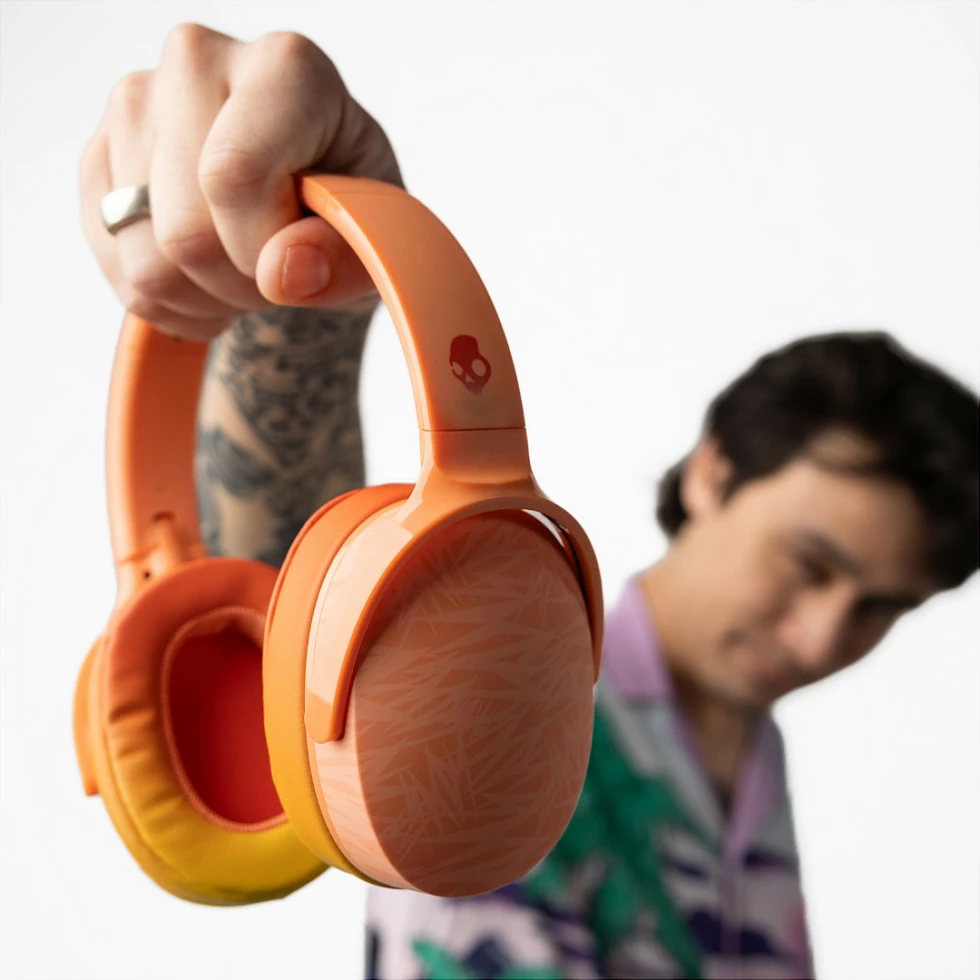 Kufje Skullcandy Hesh Evo S6HVW-S951, Bluetooth 5.0, 36 orë bateri, USB-C, 3.5mm, portokalli
