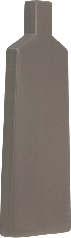 Vazo LUI, qeramike, ngjyrë gri mat, 15x5x35cm