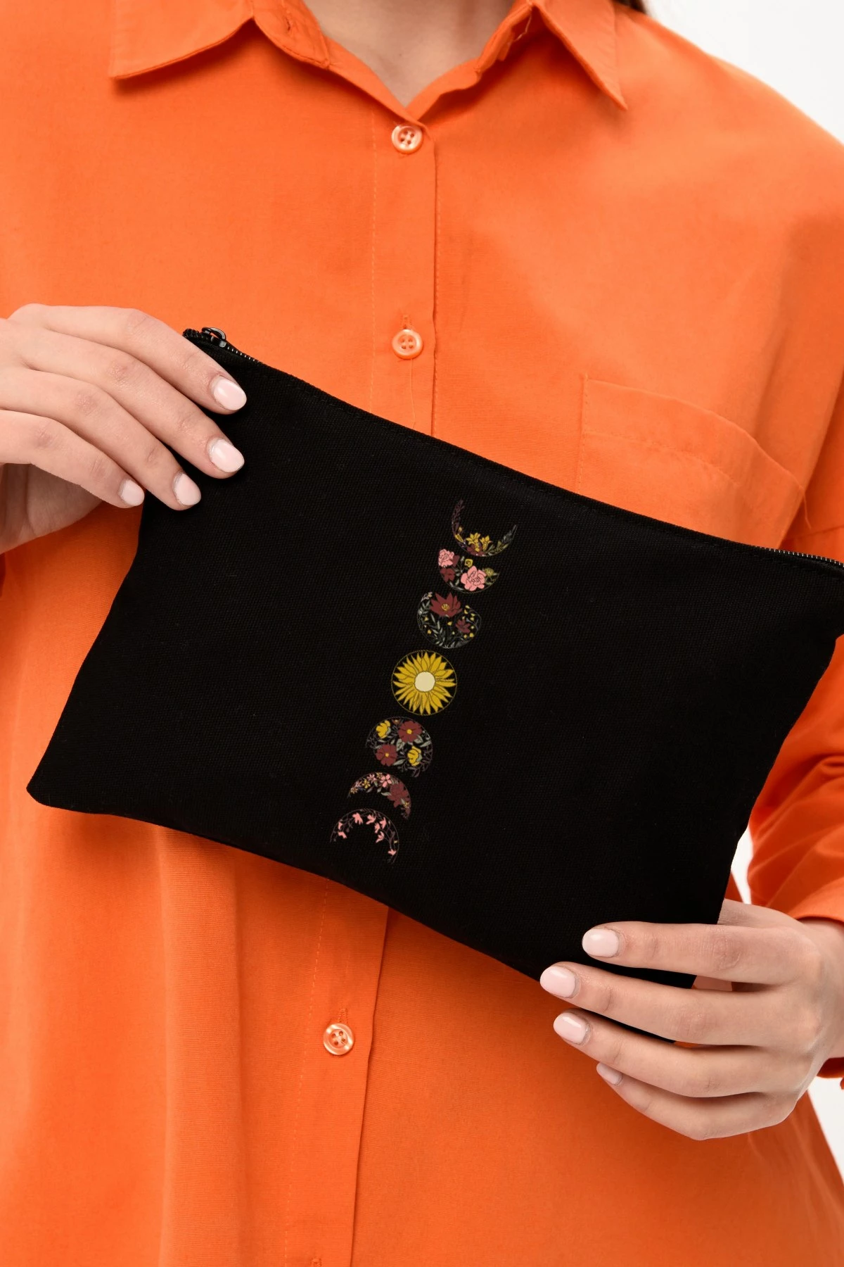 Çantë make-up Zoozie Bags, e zezë, 25x18cm