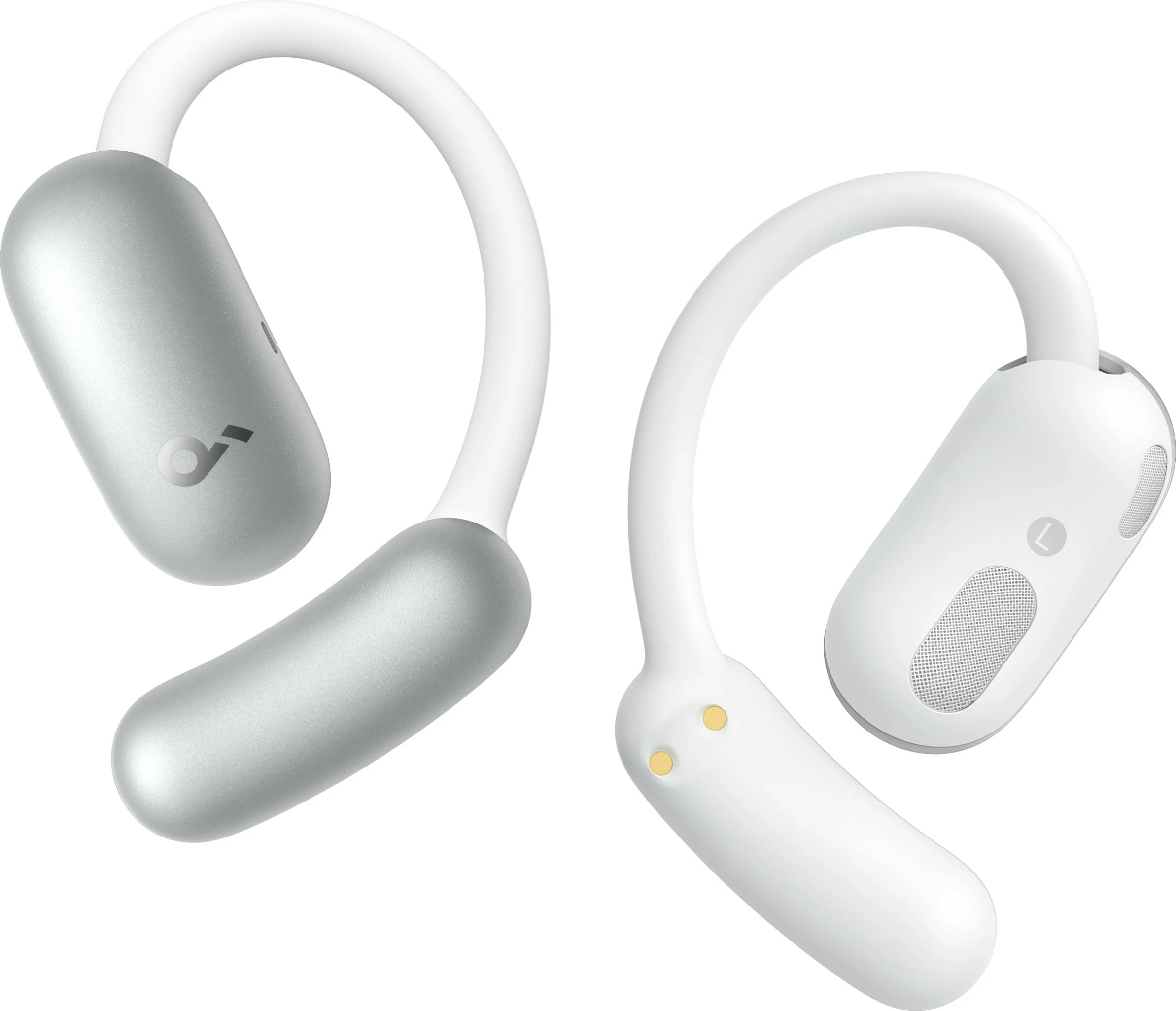 Kufje Anker Soundcore AeroFit 2 AI, Bluetooth 5.4, Open-Ear, IP55, të bardha