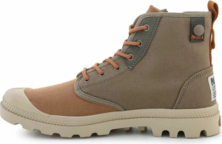 Këpucë për meshkuj Palladium Pampa Detroit Zip SU 04612-961-M, të gjelbra/kafe